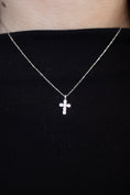 Load image into Gallery viewer, Cross silver necklace
