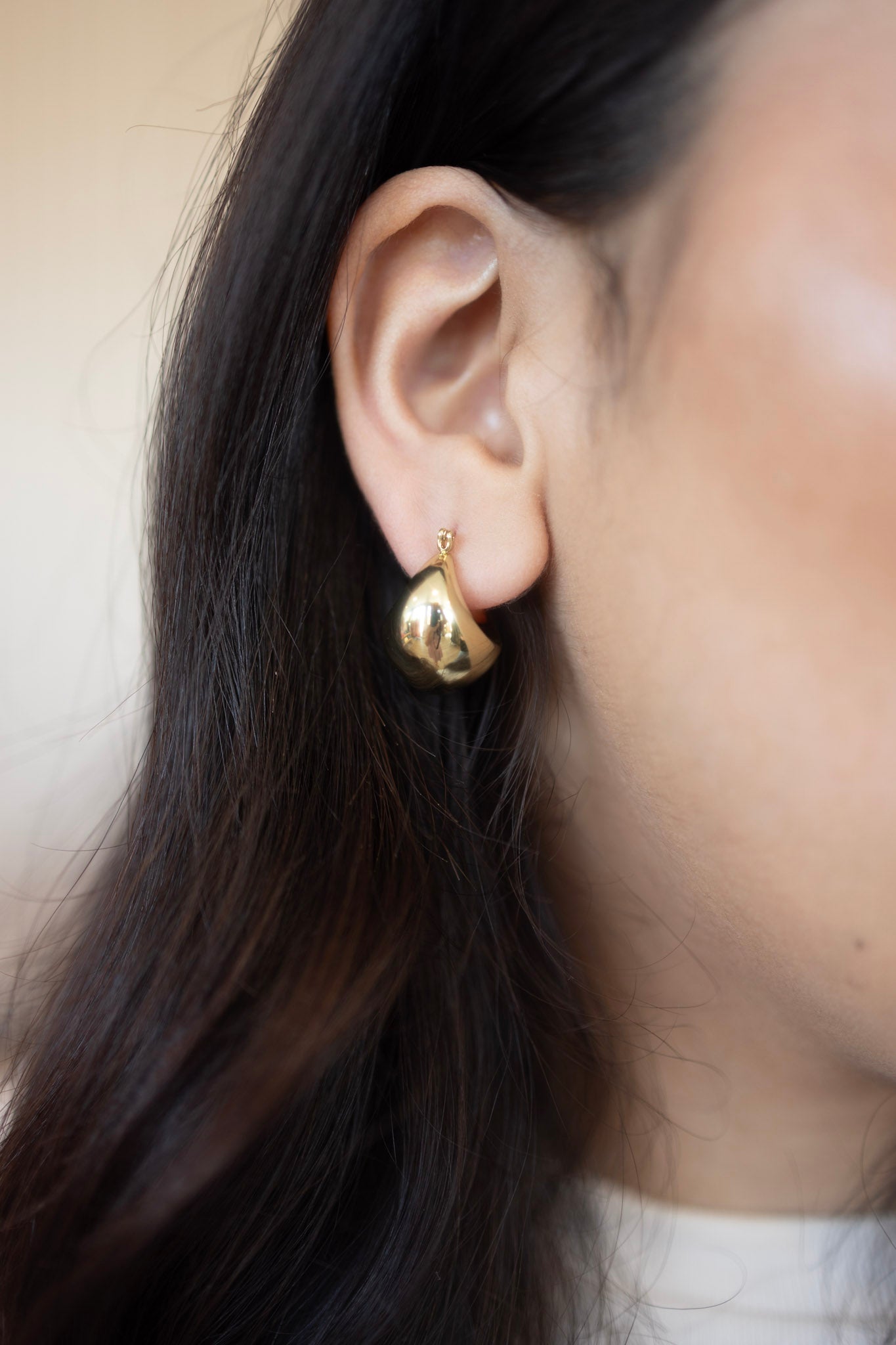 Claudia gold hoops