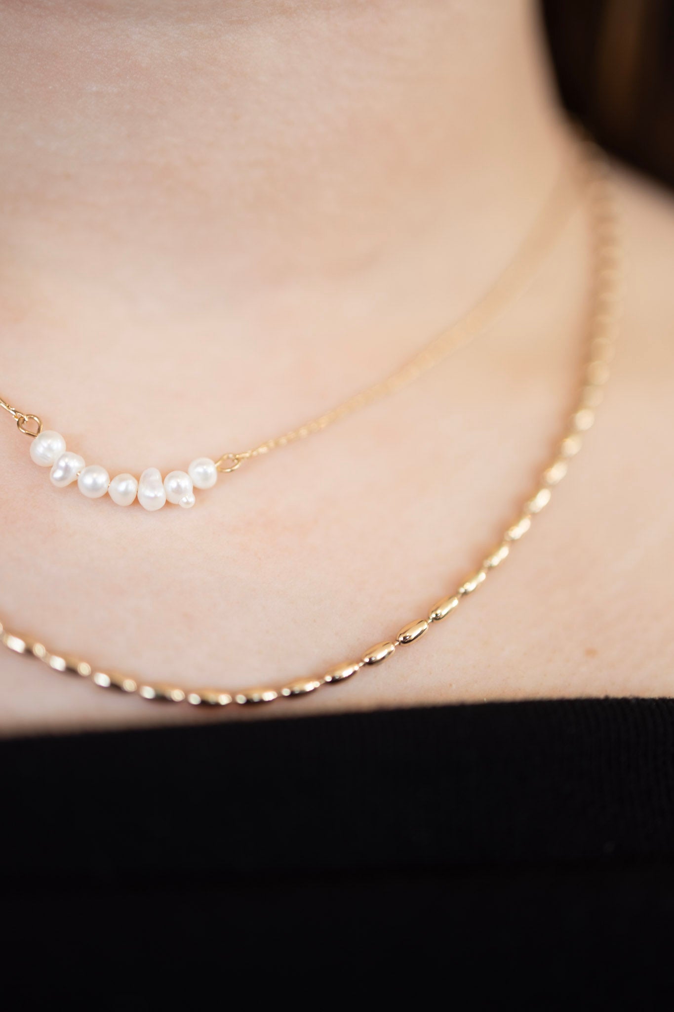 amour gold necklace