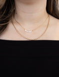 Load image into Gallery viewer, amour gold necklace

