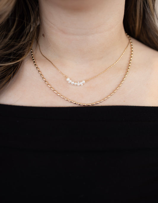 amour gold necklace