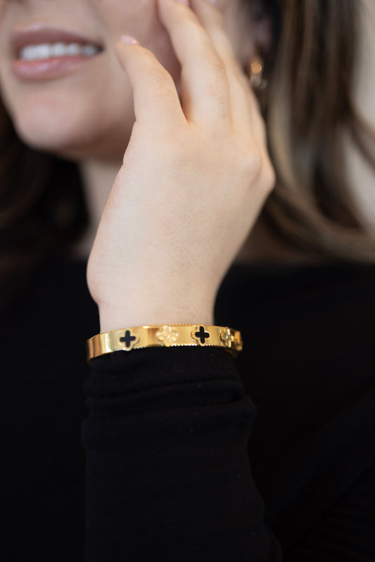 Lumi clover bracelet