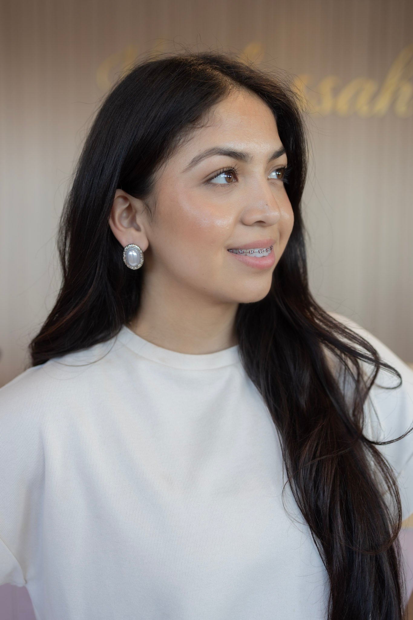 soft pearl earrings