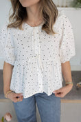 Load image into Gallery viewer, Polly darling white blouse
