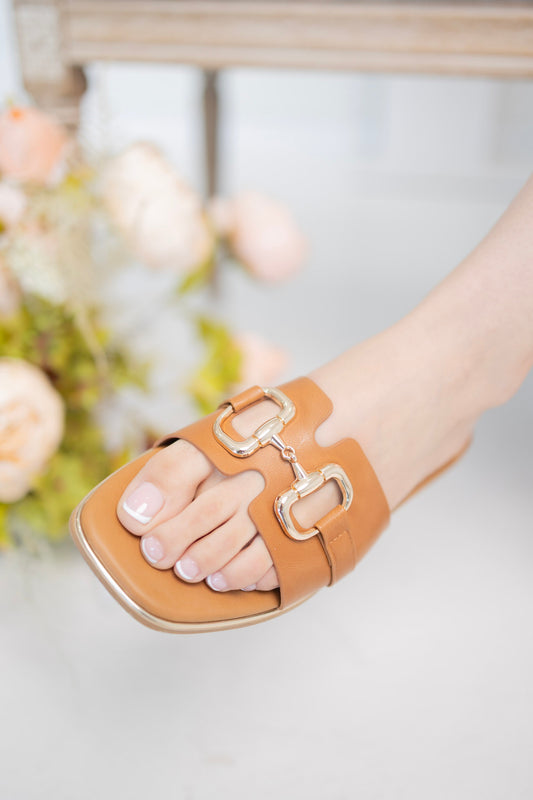 EVERYDAY BROWN LUXE SANDALS