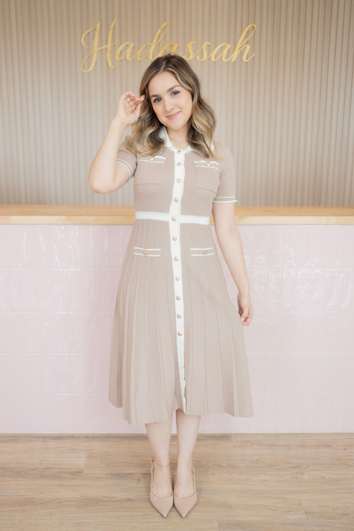 PRE-ORDERS Amara Tan Dress