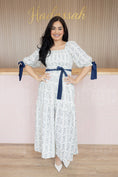 Load image into Gallery viewer, Brielle navy maxi dress

