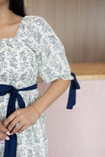 Load image into Gallery viewer, Brielle navy maxi dress
