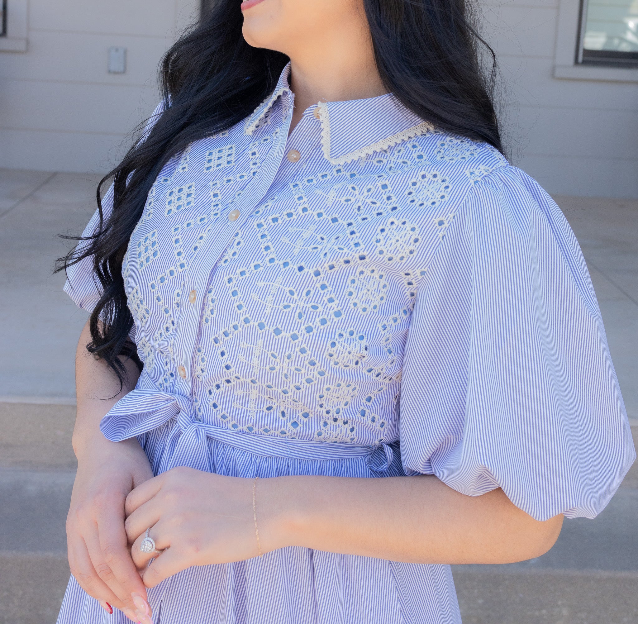 Marina Blue Midi Dress
