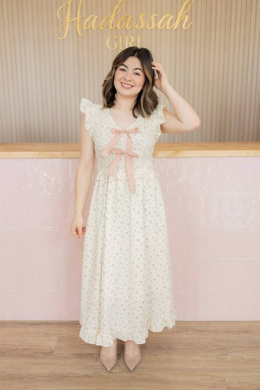 BRICEIDA FLORAL MIDI DRESS