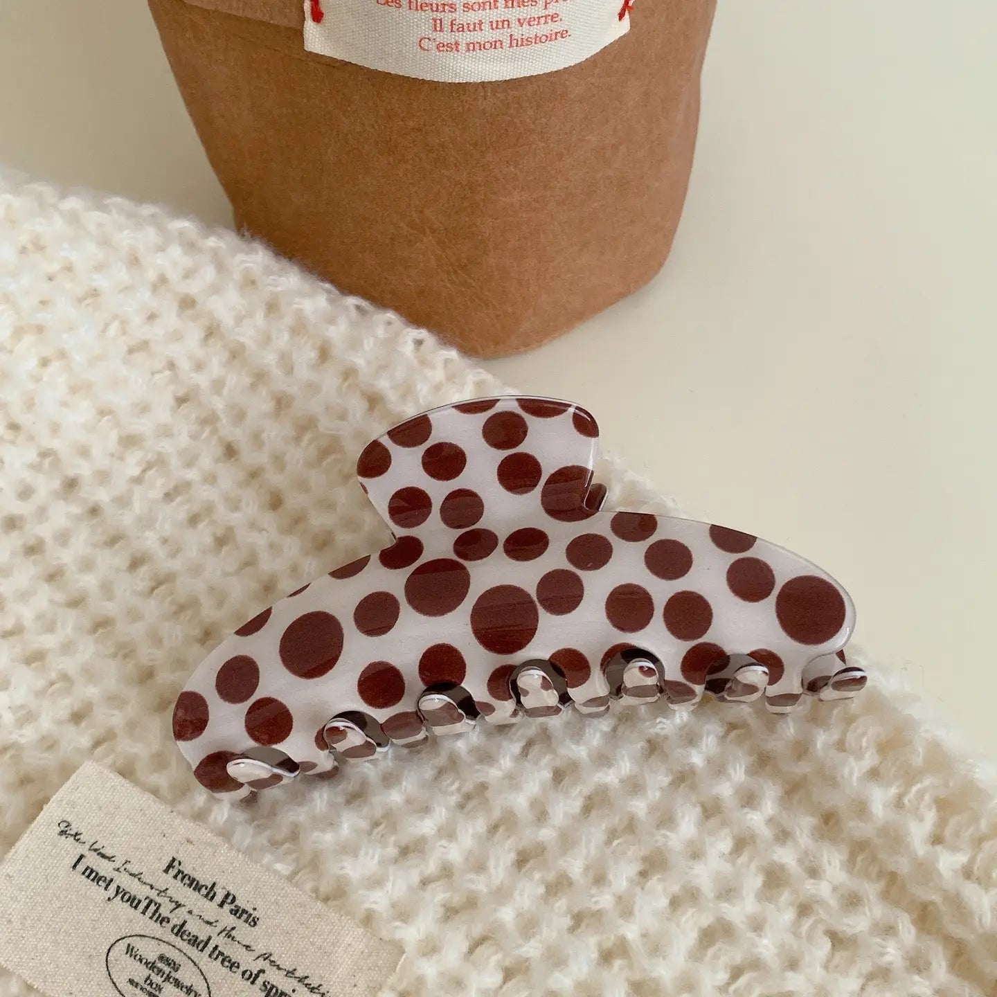 THE POLKA DOT HAIR CLIP