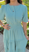 Load image into Gallery viewer, Sunday Morning Sage Dress
