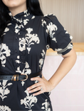 Load image into Gallery viewer, Mariana Black Midi Dress
