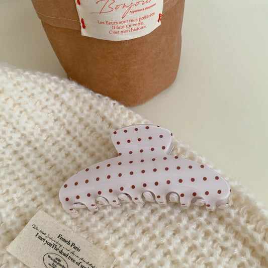 POLKA DOT HAIR CLIP