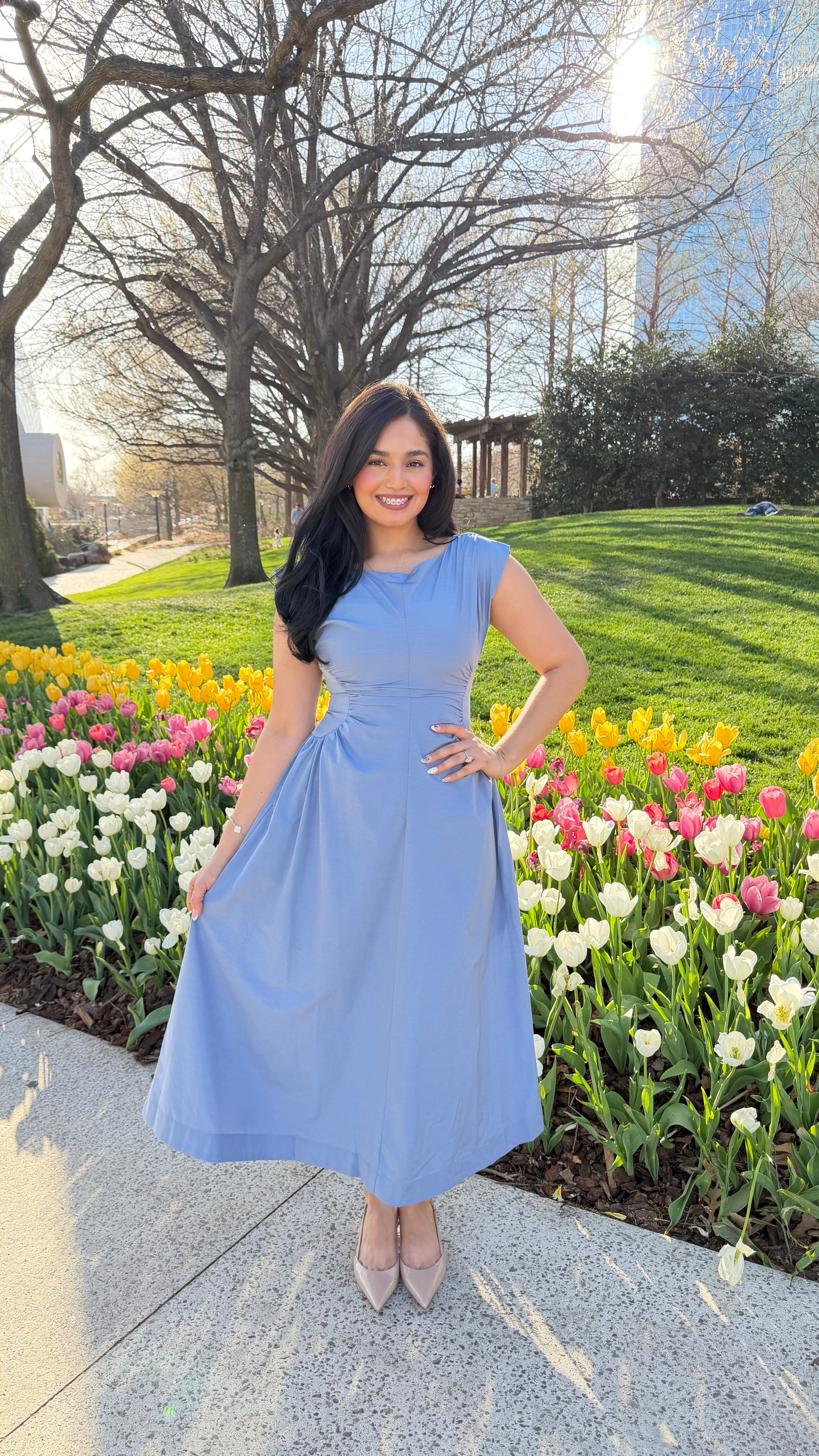 Timeless Blue Dress