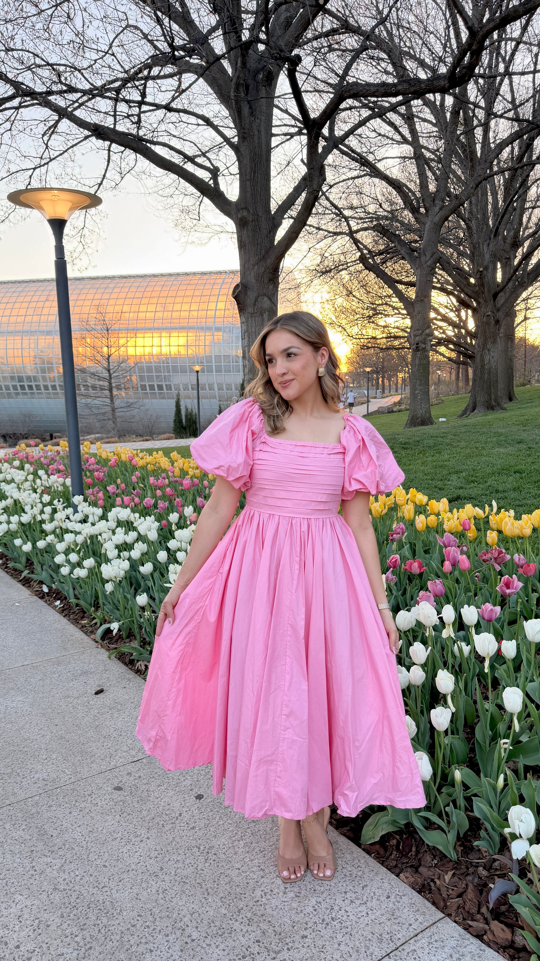 Pretty In Petals Pink Dress