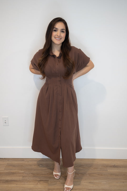Espresso Midi Dress