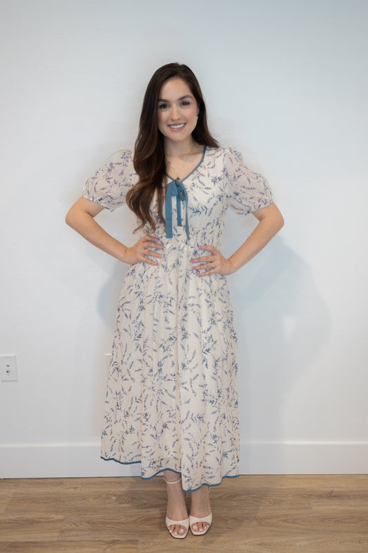 Alicia Blue Midi Dress