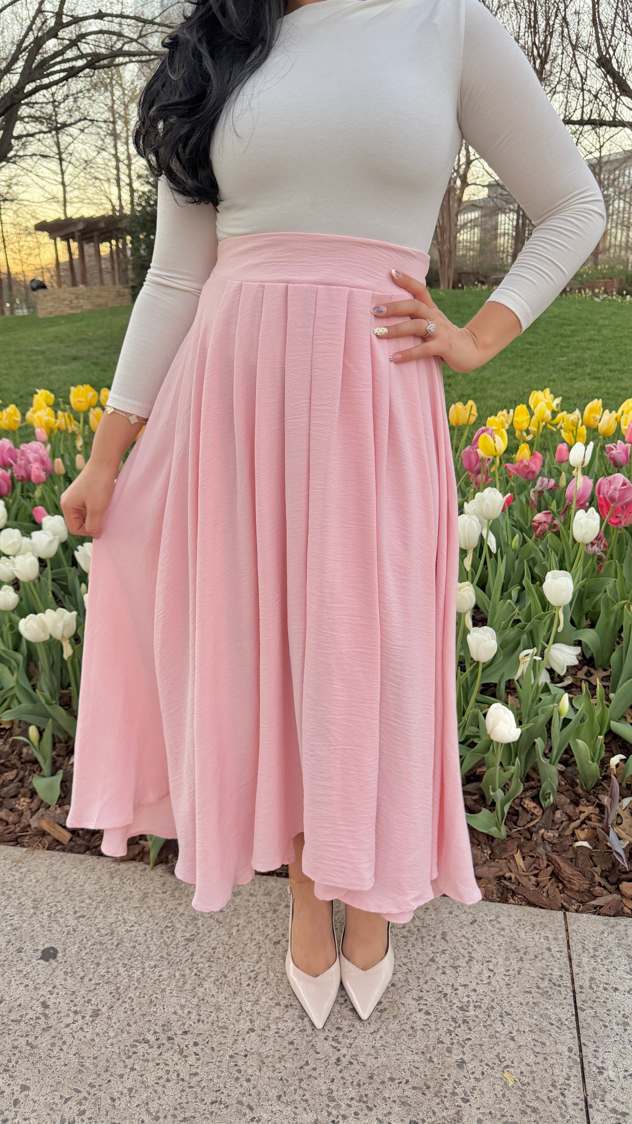 Nova Blush Pink Skirt