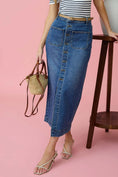 Load image into Gallery viewer, Denim Midi Skirt
