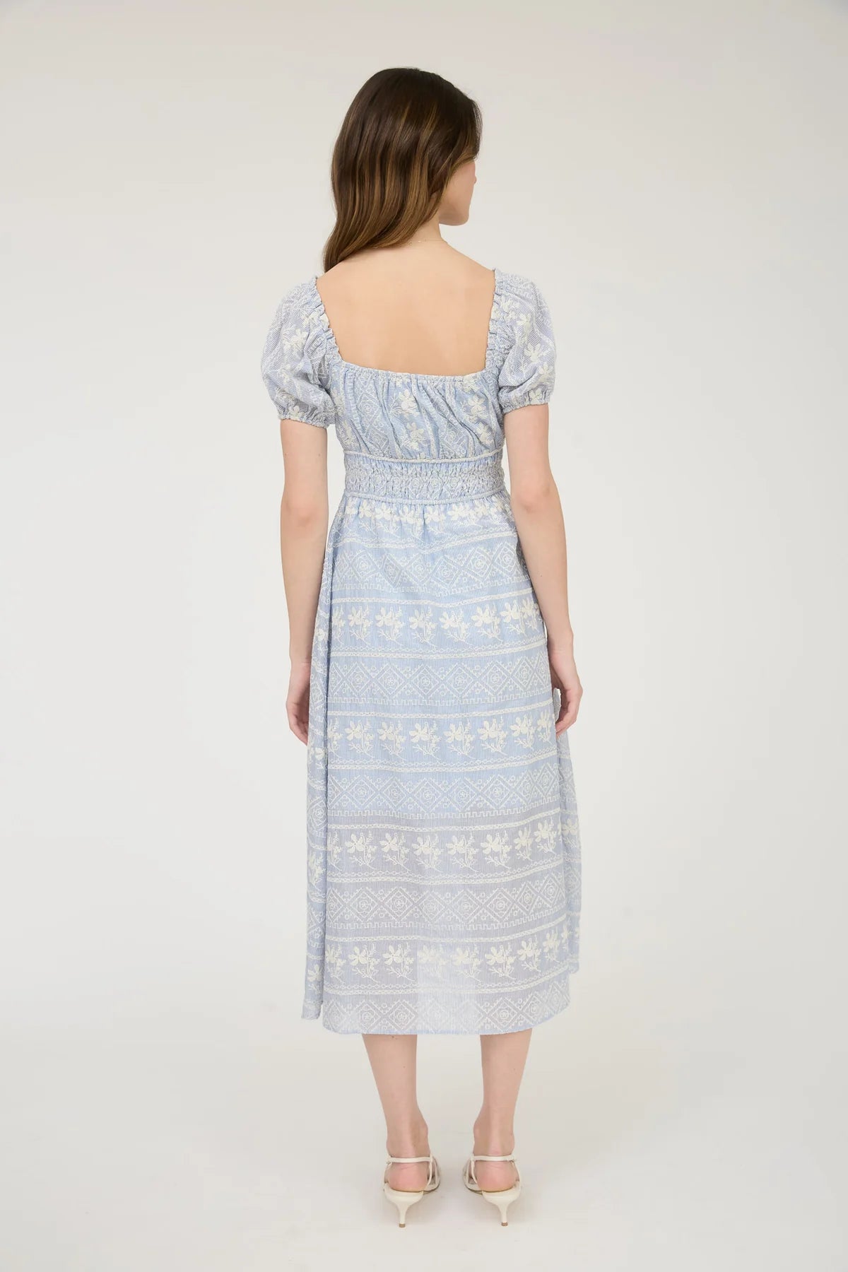 Ginna Blue Midi Dress