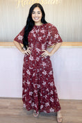 Load image into Gallery viewer, Hope Wine Dress
