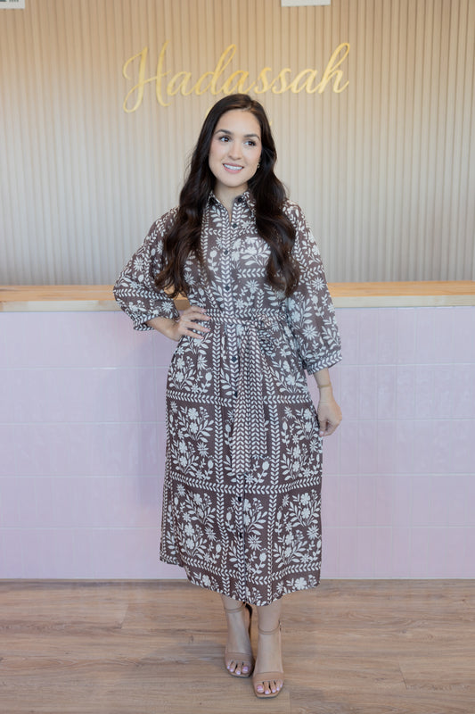 Heaven Brown Dress