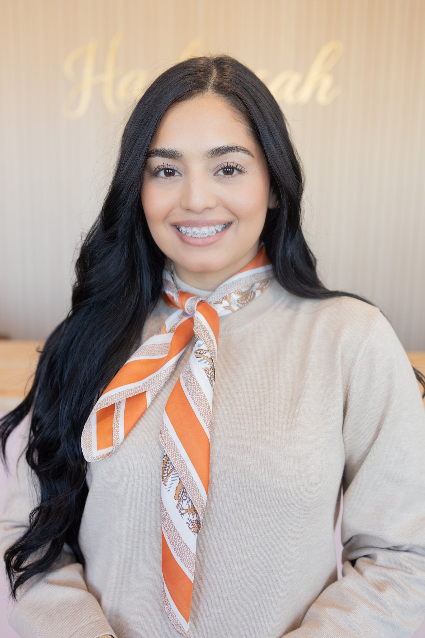 Gala Orange Scarf