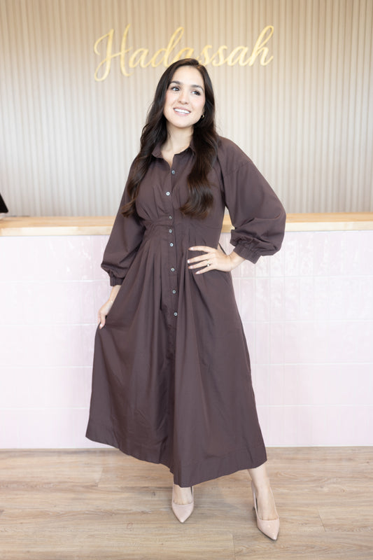 Jayleen Espresso Dress
