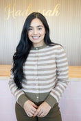 Load image into Gallery viewer, Lizbeth Olive Cardigan
