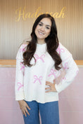 Load image into Gallery viewer, Pink Bow Sweater
