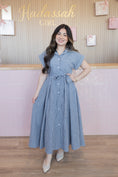Load image into Gallery viewer, CATHALEYA BLUE MAXI DRESS
