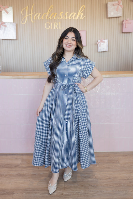 CATHALEYA BLUE MAXI DRESS