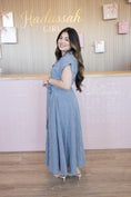 Load image into Gallery viewer, CATHALEYA BLUE MAXI DRESS
