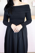 Load image into Gallery viewer, Quinn Black MAXI DRESS
