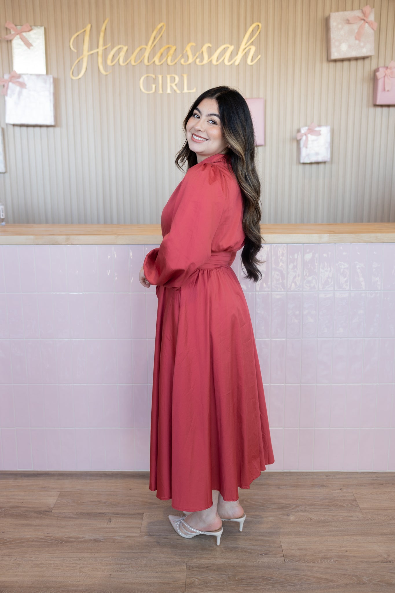 Cathy Red Maxi Dress