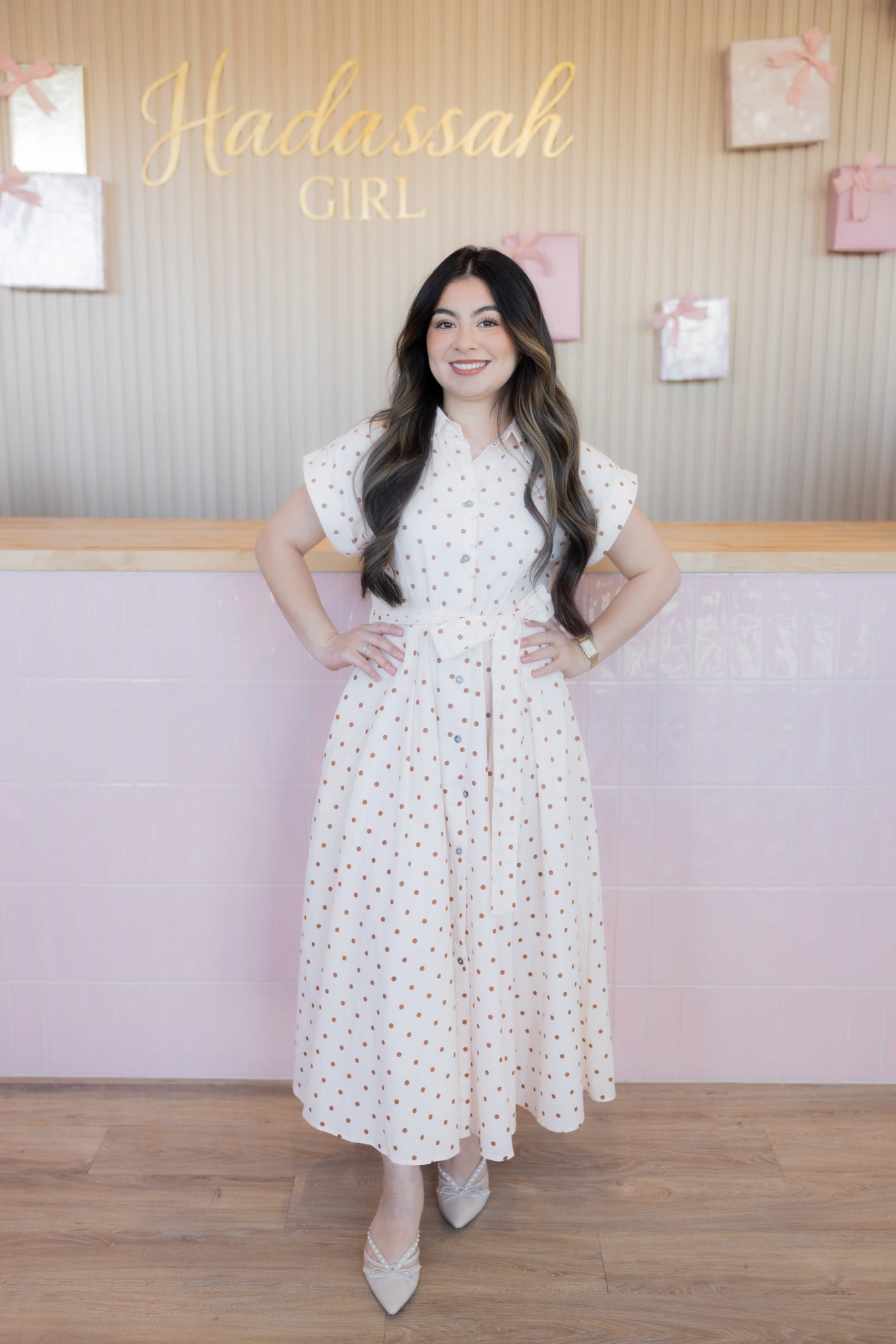 Clara Polka Dot Maxi Dress