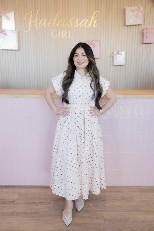 Clara Polka Dot Maxi Dress