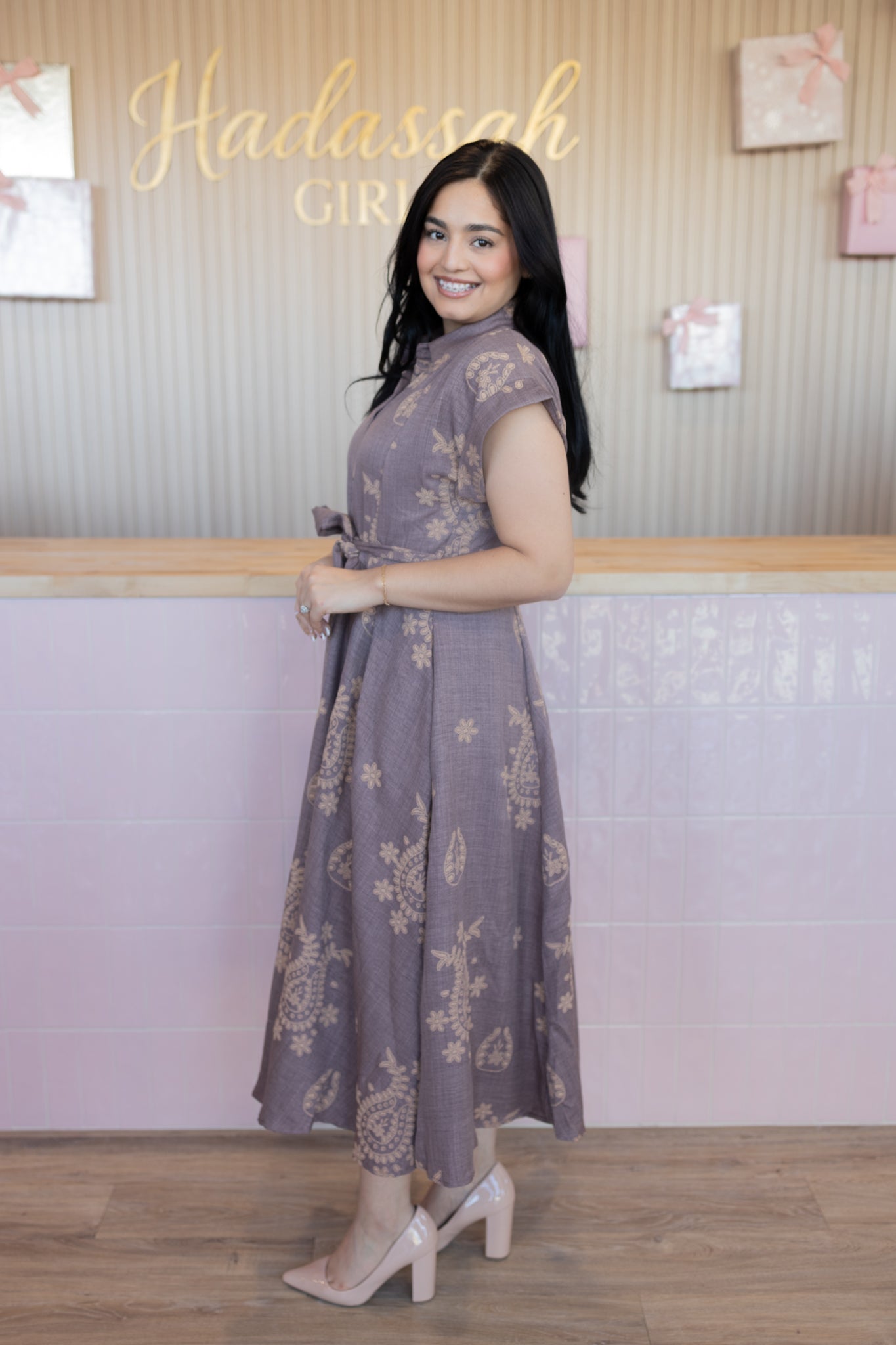 Eloise Brown maxi dress