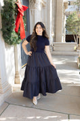 Load image into Gallery viewer, Yarelly Navy Dress

