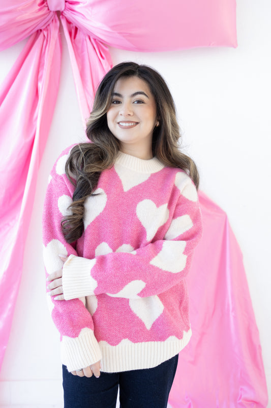 Sweetheart Pink Sweater