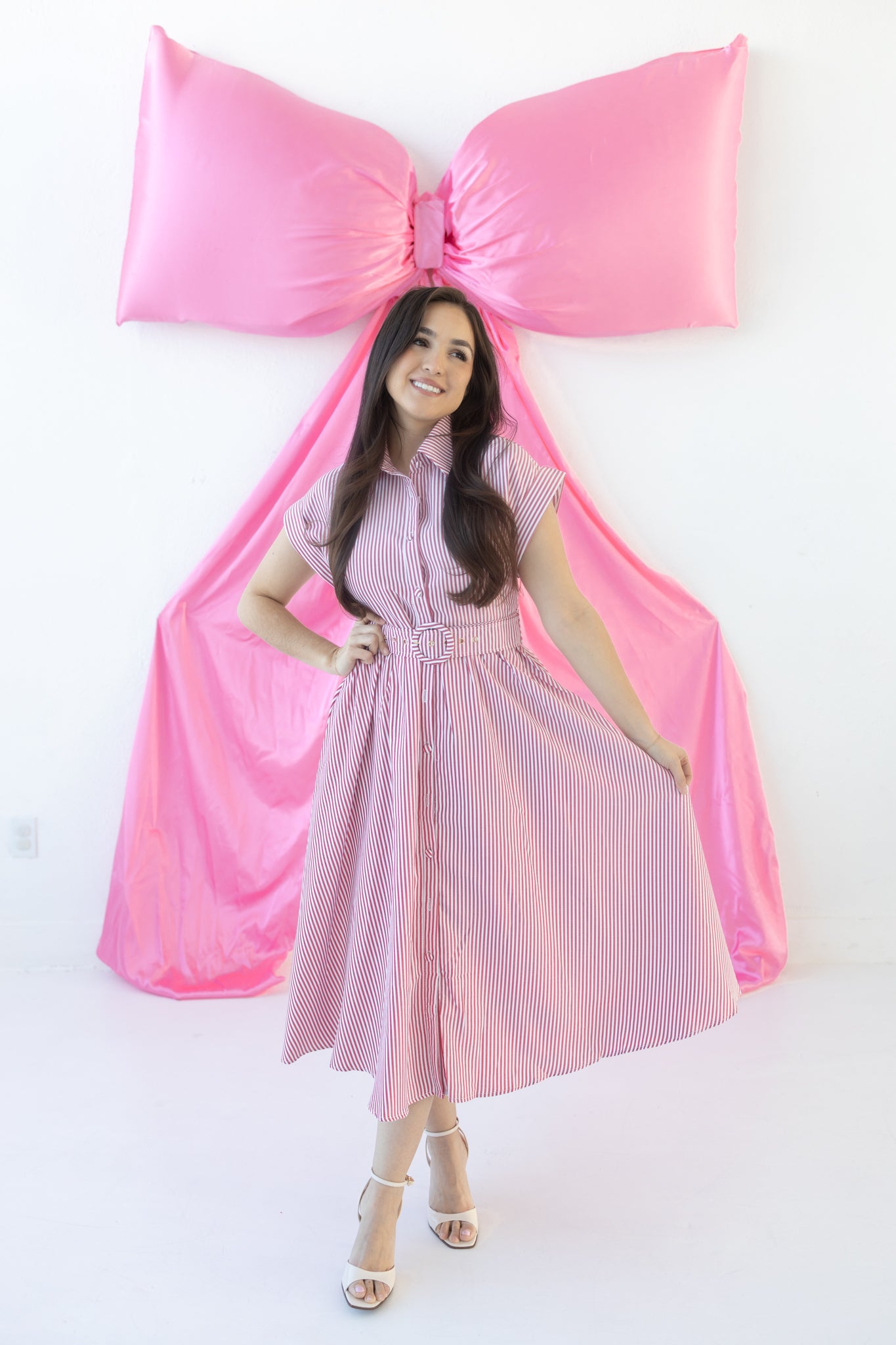 Rosie Red Midi Dress