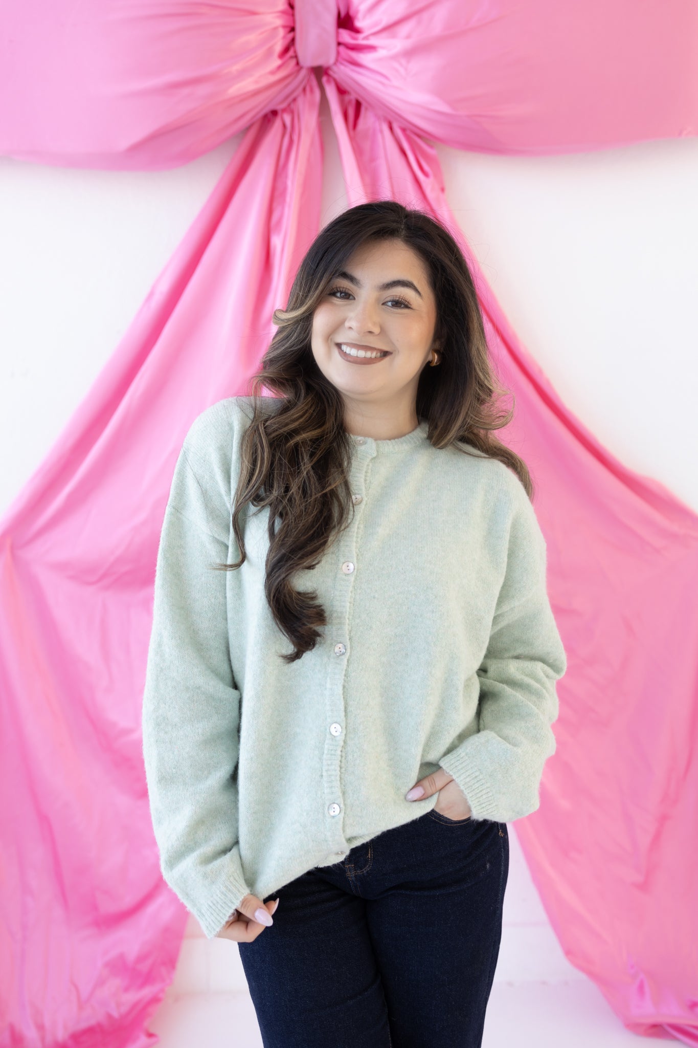 Helena Mint Cardigan