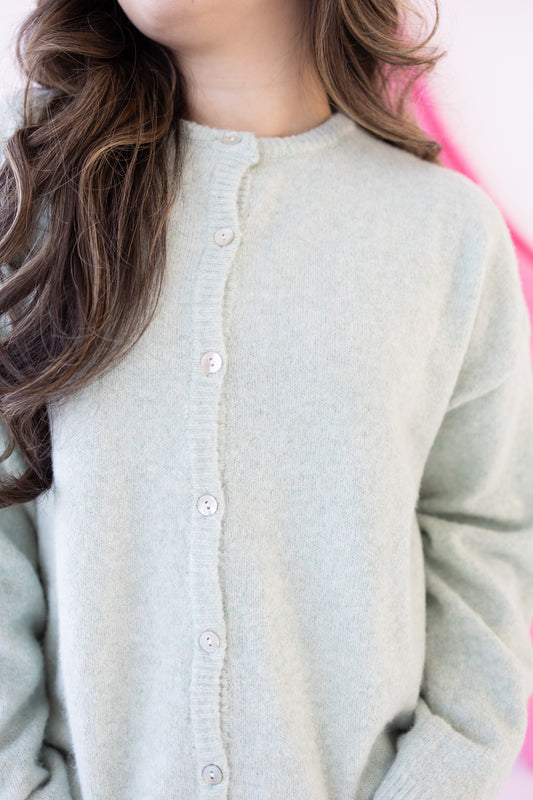 Helena Mint Cardigan