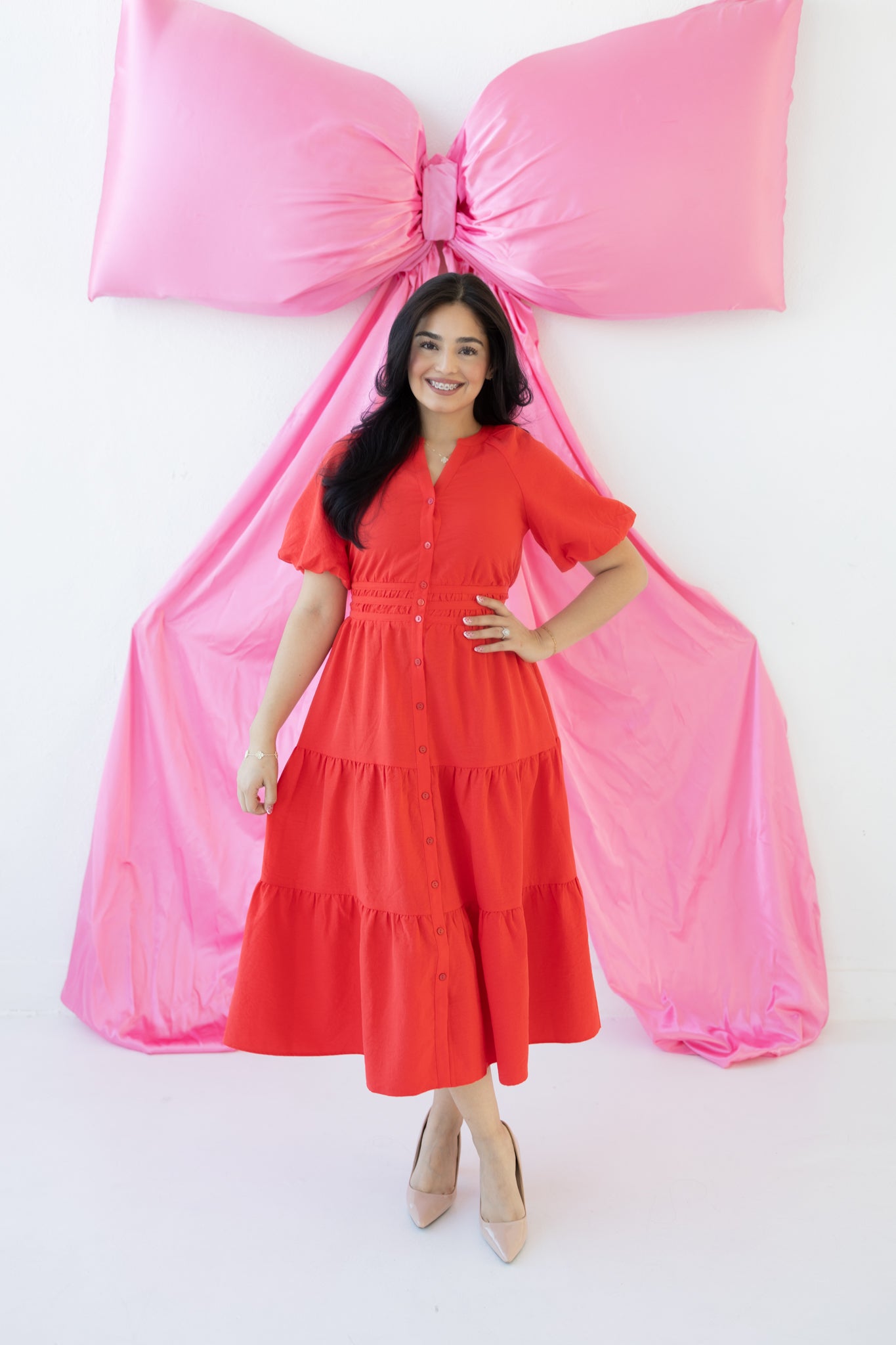 Cherry Midi Dress