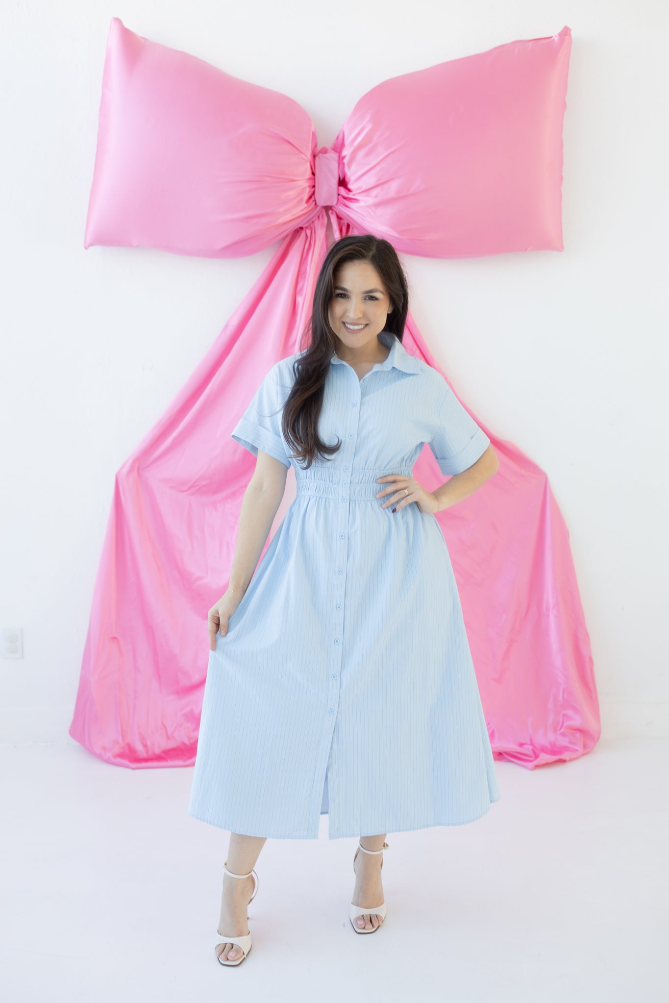 Juliette Blue Midi Dress