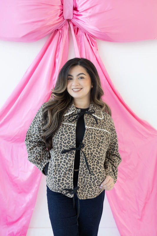 Odette Leopard Jacket