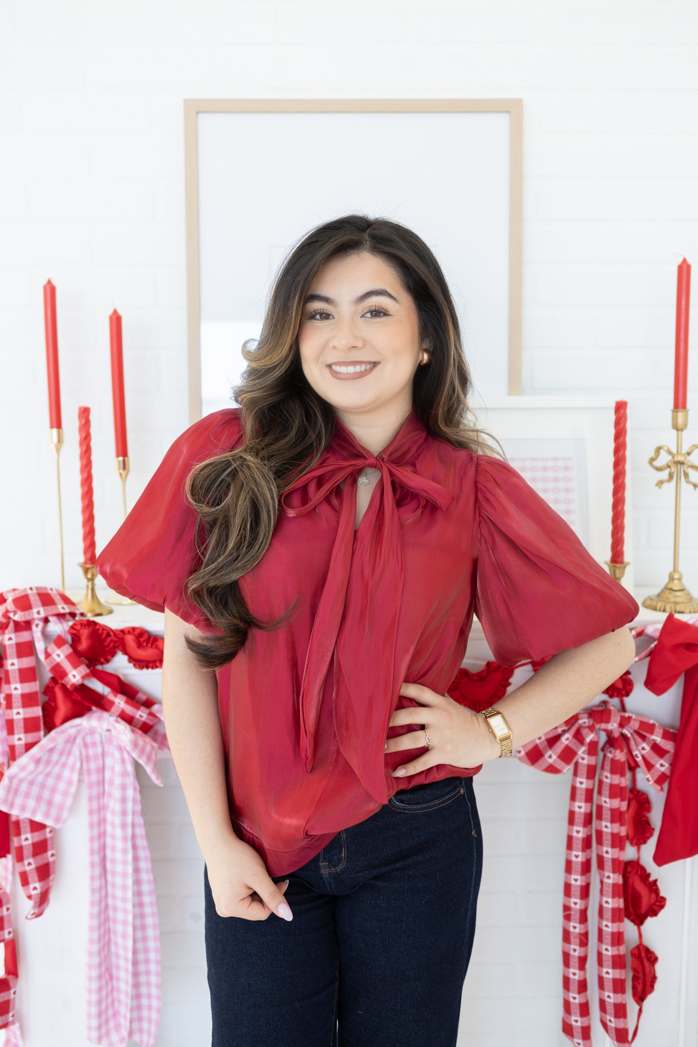 Valerie Red Blouse