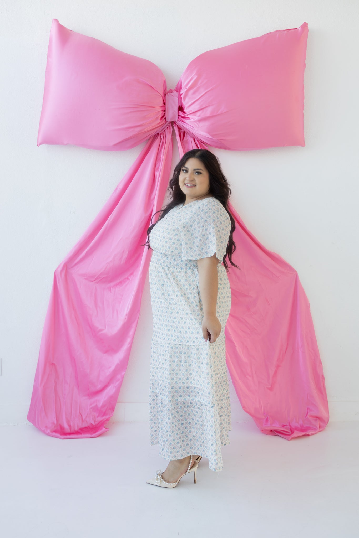 Sweet Skies Midi PLUS Dress