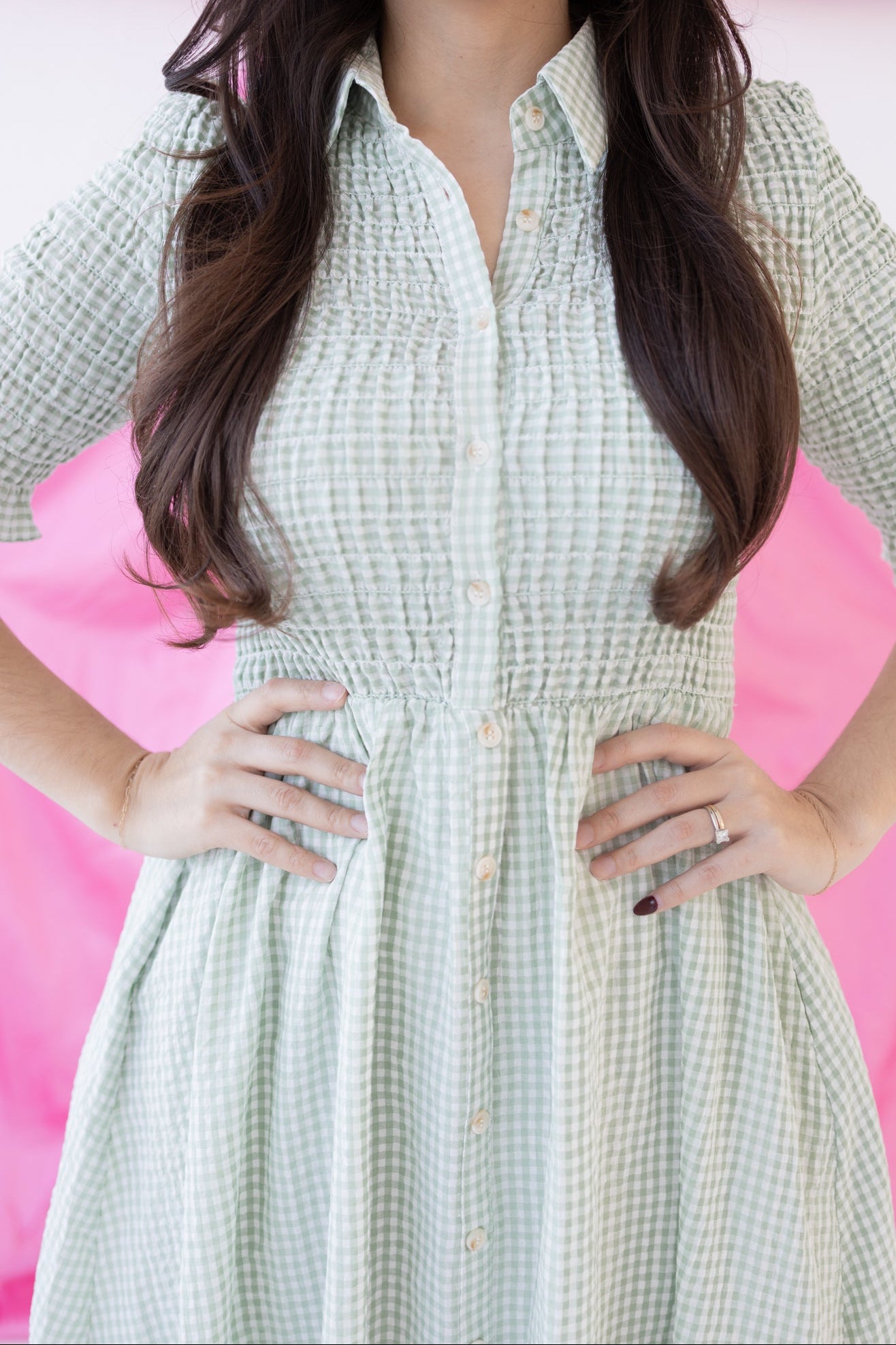 Mabel Gingham Dress